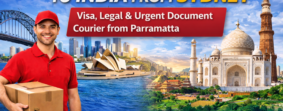 send urgent documents to india from sydney international courier service