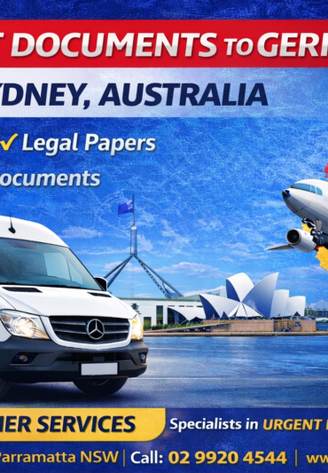 Express Document Courier Sydney to Germany fast international document delivery powered by Chitra's Courier Services